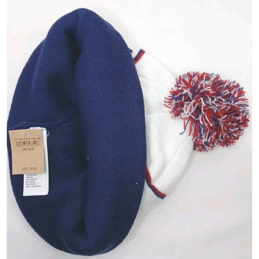 American Eagle USA Pom Pom Winter Hat NWT